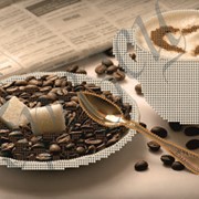 Схема для вышивки бисером Утренний кофе КМР 4151
