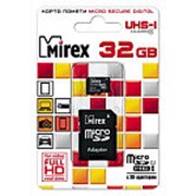 Карта памяти microSD MIREX 32GB class 10, UHS-I