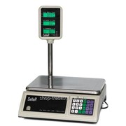 Весы торговые Аккумуляторные Seller SL-201P-15 LCD со стойкой фото