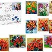 Мозаика MAZARI Мозаика алмазная по номерам 40*50см “Цветочная элегия“ ассорти 12 дизайнов фото