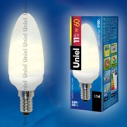 C Лампы-свечи ESL-C11-P11/2700/E14 картон фото