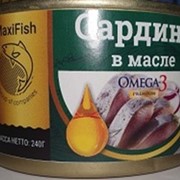 Сардина масле № 5, 240 гр СТО без ключа фото