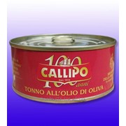 Тунец Желтоперый в Оливковом Масле консерва - Tonno Yellowfin all’Olio di Oliva (Callipo) – 160 грм. фото