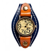 Y-CH050 Браслет-часы ''Классика'' синий/коричневый