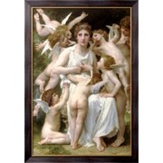 Картина Ангелы, Бугро, Адольф Вильям фотография