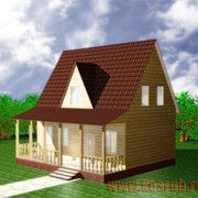 Дом из бруса ДБ-2 6х9 фото
