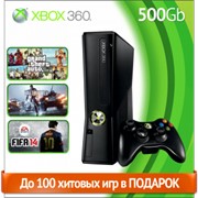 Игровая приставка Microsoft Xbox 360 slim 500gb (LT+3.0 + Freeboot) + кабель HDMI фото