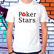 Мужская футболка Poker Stars фото