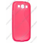 Чехол силиконовый для Samsung Galaxy S3 (i9300) S-Line TPU (Розовый) фото