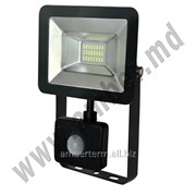 Прожектор светодиодный 4 с датчикам 10W SMD IP65 6500K Horoz (0680040010)