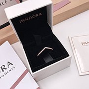 Серебряное кольцо Pandora "Блестящее желание" 186316CZ