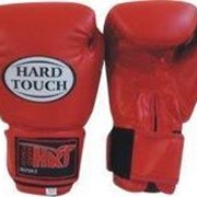 Перчатки боксерские тренировочные Hard touch красн. 4 oz (пара) фото
