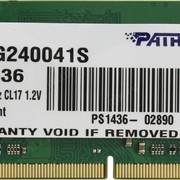 Память оперативная DDR4 Patriot 4Gb 2400MHz (PSD44G240041S) фото