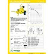 Мотопомпа JD 4-250 G10 FVM06 TRAILER фото