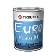 Tikkurila Euro Pesto 10, эмаль алкидная для внутренних работ матовая (База А), 0,9 л. фото