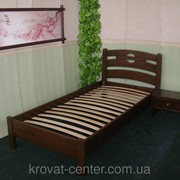 Односпальная деревянная кровать Сакура (190\200*80\90) сосна, ольха, дуб.