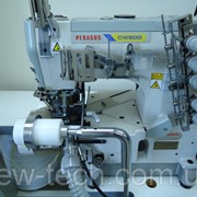 Плоскошовная (распошивальная) машина Pegasus CW664-33ACX356/FT241/RP110A/UT438 для пришивания резинки, б/у фото