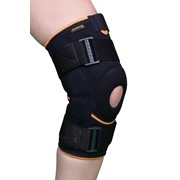 ARMOR ARK2104 Бандаж для коленного сустава (с ребрами жескости на шарнирах и дополнительными ремнями фиксации) фото