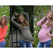 Водолазки для беременных и кормящих мамочек из вязанного трикотажа фото