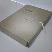 Папка ДЕЛО на завязках, картонная, 0,7, 4см, (Полиграфкомпонент) фотография