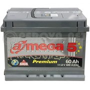 Аккумулятор A Mega Batteries Premium 6СТ-60-АЗ 60Ah / 600A / 12V / фото