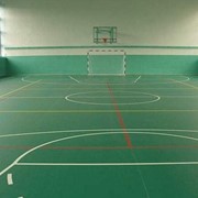 Спортивные покрытия в крытых помещениях, спортивных залов фотография