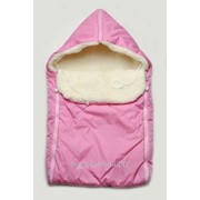 Конверт зимний для новорожденного на меху “Крошка“ розовый фото