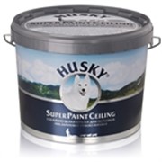 100% акриловая идеально белая краска для потолков HUSKY [Хаски] Super Paint Ceiling