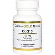 Витамины California Gold Nutrition CoQ10 100 мг 30 капс фотография