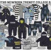 Одежда для новорожденных коллекция TRENDY COLLEGE