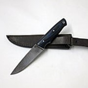 Нож из дамасской стали “Егерь“ цельнометаллический фото