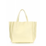 Кожаная сумка SOHO лимонного цвета! фото