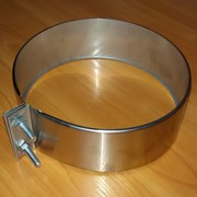 Хомут обжимной из нержавеющей стали: обжимной, диаметр (ф220)
