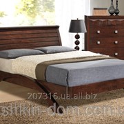 Кровать двухспальная Фабиан из натурального дерева