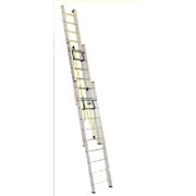Трехсекционная лестница выдвигаемая тросом (3х18)