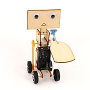 DIY Обучающие электрические Walking Swing Fan Robot Научные изобретения игрушки фотография