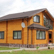 Строительство домов, коттеджей, дач из двойного бруса по финской технологии фото
