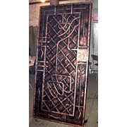 Двери входные металлические с коваными накладками, изготовление в Полтаве, Цена изготовителя фотография