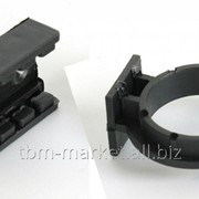 Клипса Firmax усиленная для цоколя из ДСП черный пластик 2 части Артикул FRM0602/1 фото