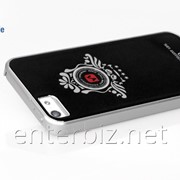 Чехол Hoco for iPhone 5/5S British style Back case (Silvery Ring) (HI-P010SR), код 47421 фотография