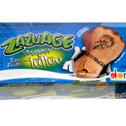 Жевательная конфета на палочке “Зазуаге“ с тату Тутти Фрутти 12*50 фото