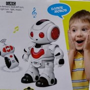 Интерактивная игрушка на радиоуправлении робот с музыкой красный фото