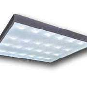 Светодиодный потолочный светильник «Армстронг» с призматическим стеклом (колотый лед), встраиваемый/накладной, 24 Вт фото