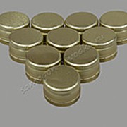 Алюминиевый колпачок типа “Винт“ золото без резьбы 28х18 (10шт) фотография