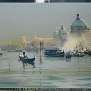 Картина на стекле - Венеция фото