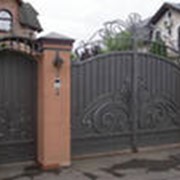 Ворота кованные. фото