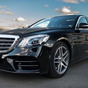 Аренда автомобиля Mercedes S 500 на свадьбу фото
