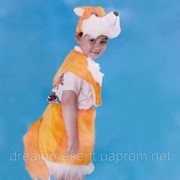Детский костюм меховой Лиса фото