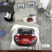 Комплект подросткового постельного белья EFOR GENC CAR хлопковый ранфорс 1,5 спальный фото