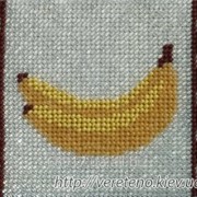 Схема для вышивания бисером Украинка - бананы фото